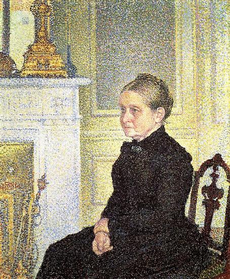 Theo Van Rysselberghe Portrait de Madame Charles Maus China oil painting art